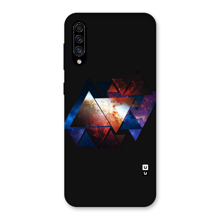 Fire Galaxy Triangles Back Case for Galaxy A30s
