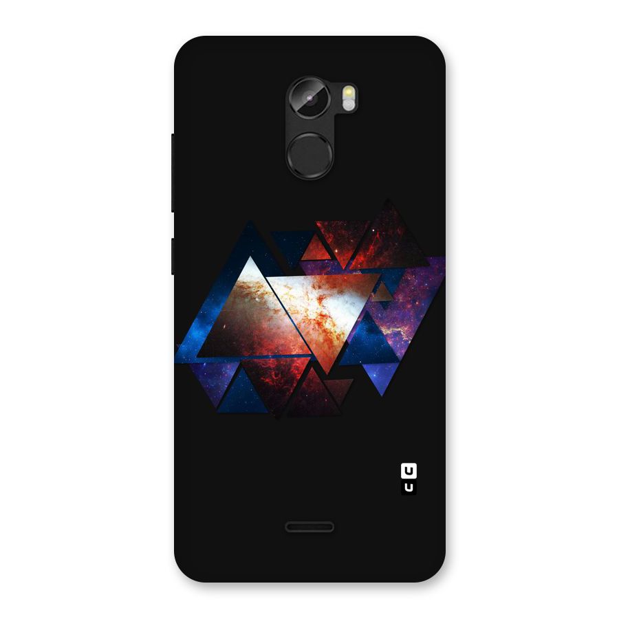Fire Galaxy Triangles Back Case for Gionee X1