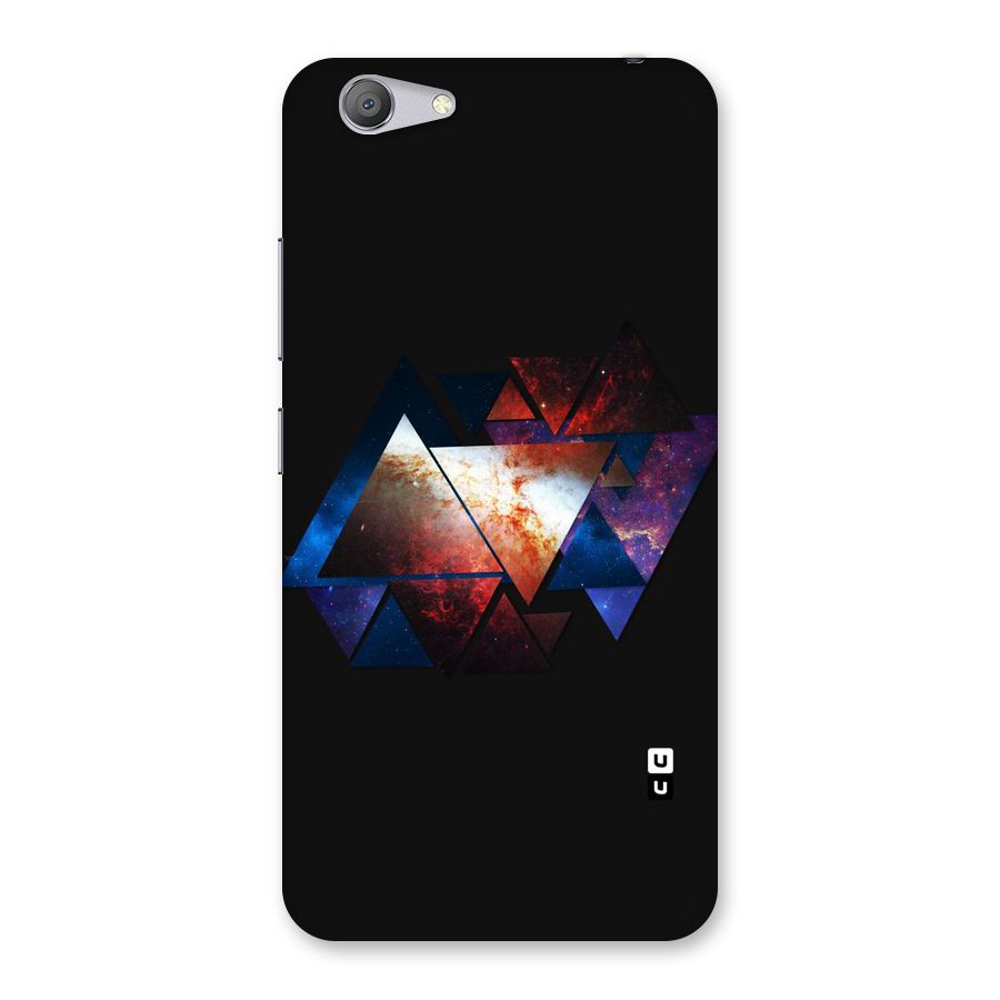Fire Galaxy Triangles Back Case for Vivo Y53
