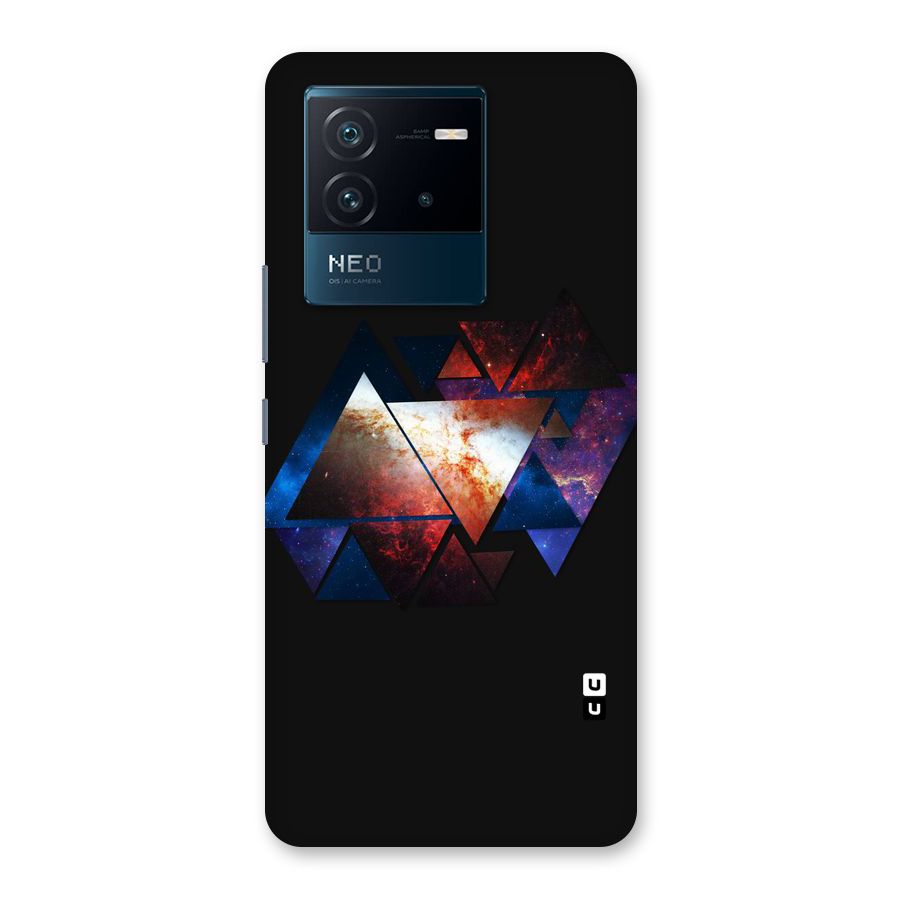 Fire Galaxy Triangles Back Case for Vivo iQOO Neo 6 5G