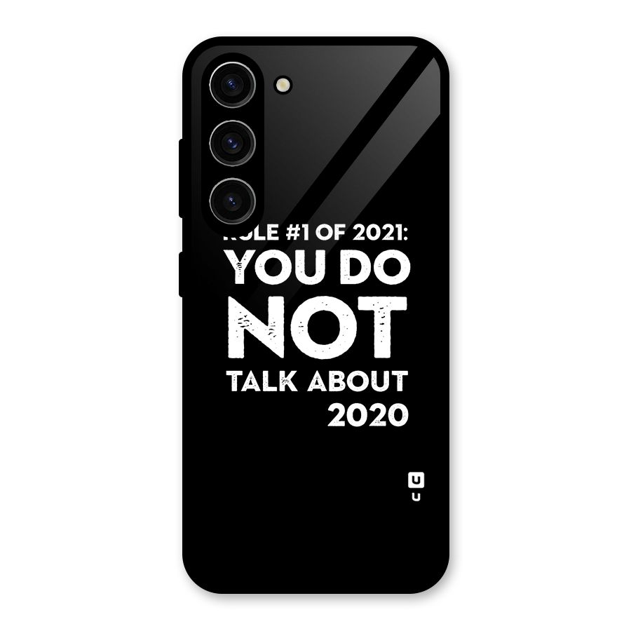 First Rule of 2021 Glass Back Case for Galaxy S23