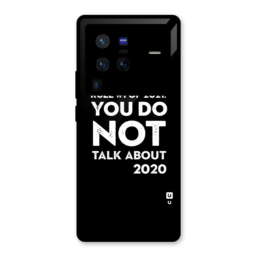 First Rule of 2021 Glass Back Case for Vivo X80 Pro