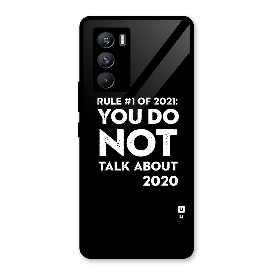 First Rule of 2021 Glass Back Case for Vivo iQOO 9 SE
