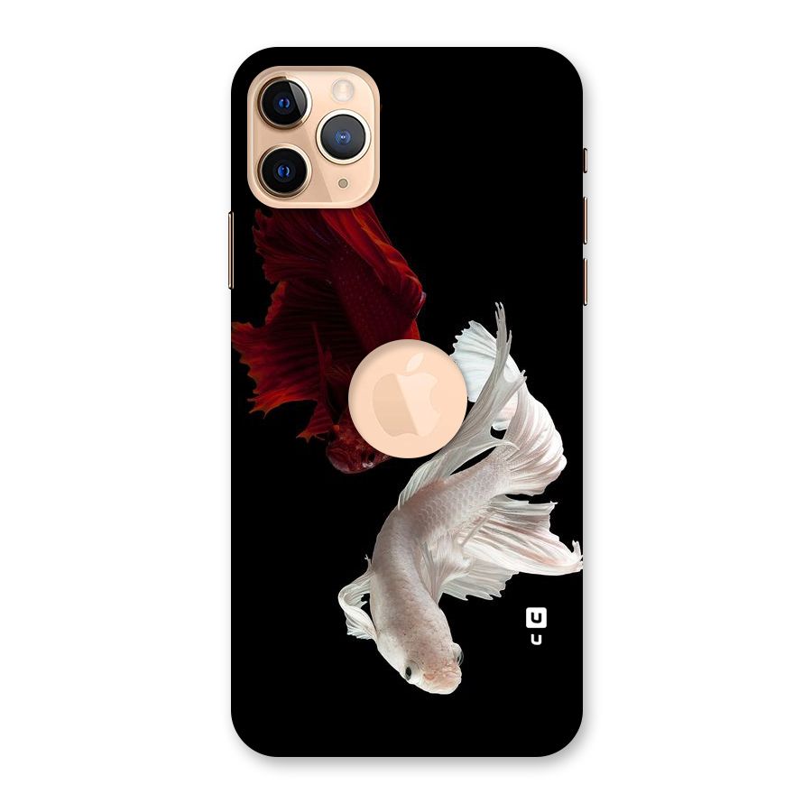 Fish Design Back Case for iPhone 11 Pro Max Logo Cut
