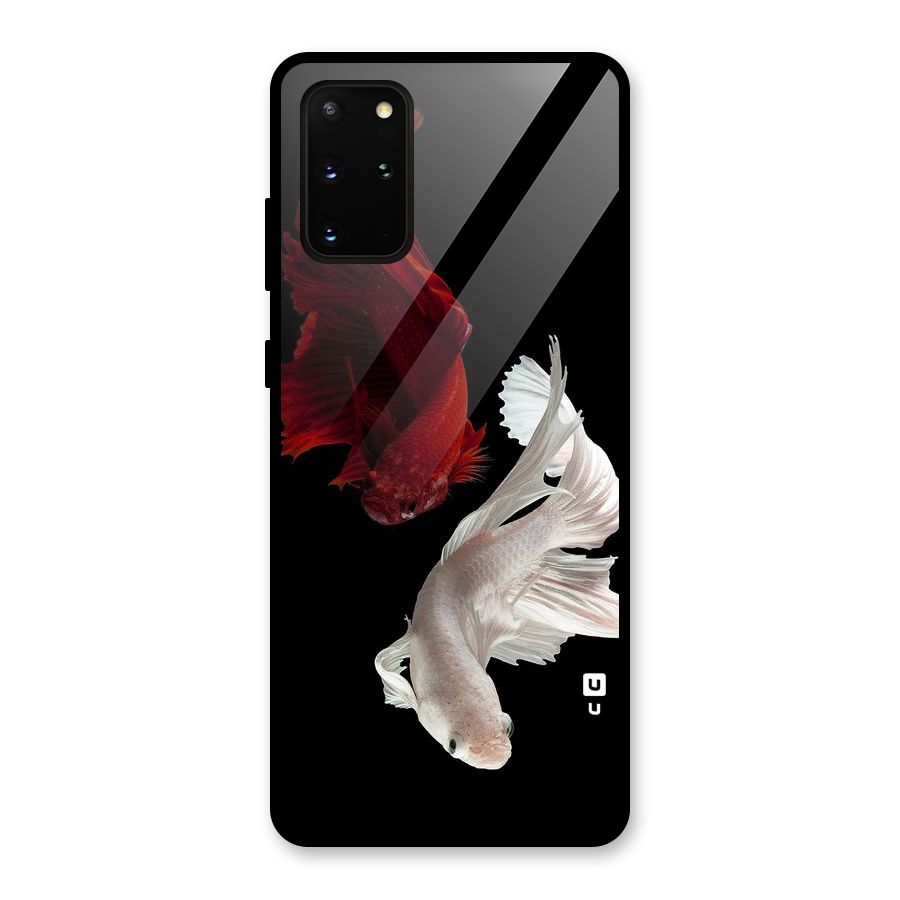 Fish Design Glass Back Case for Galaxy S20 Plus