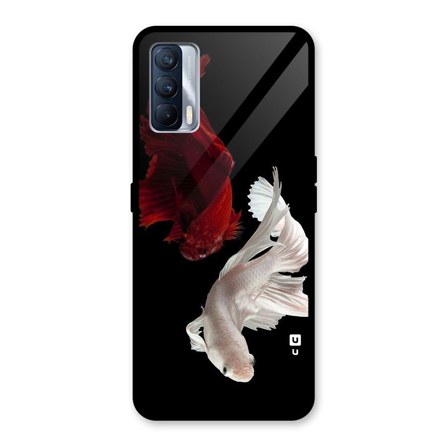 Fish Design Glass Back Case for Realme X7