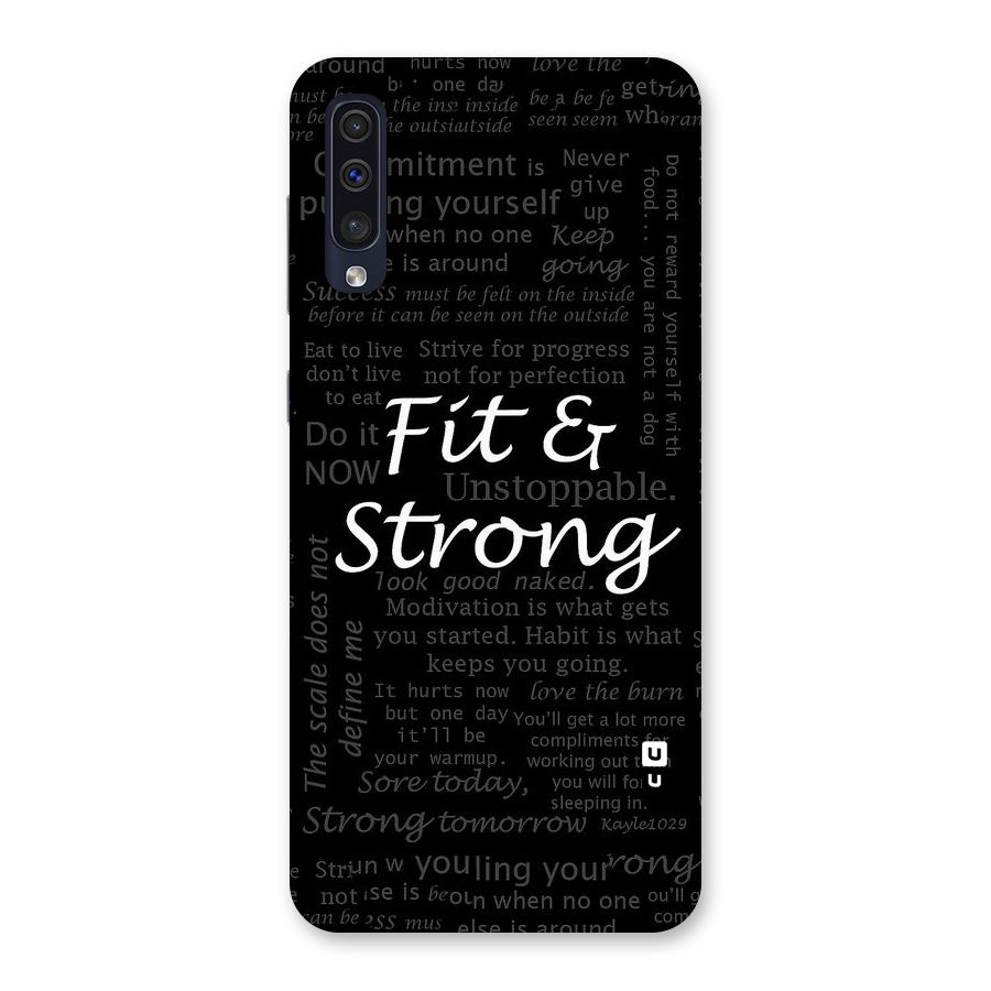 Fit And Strong Back Case for Galaxy A50s