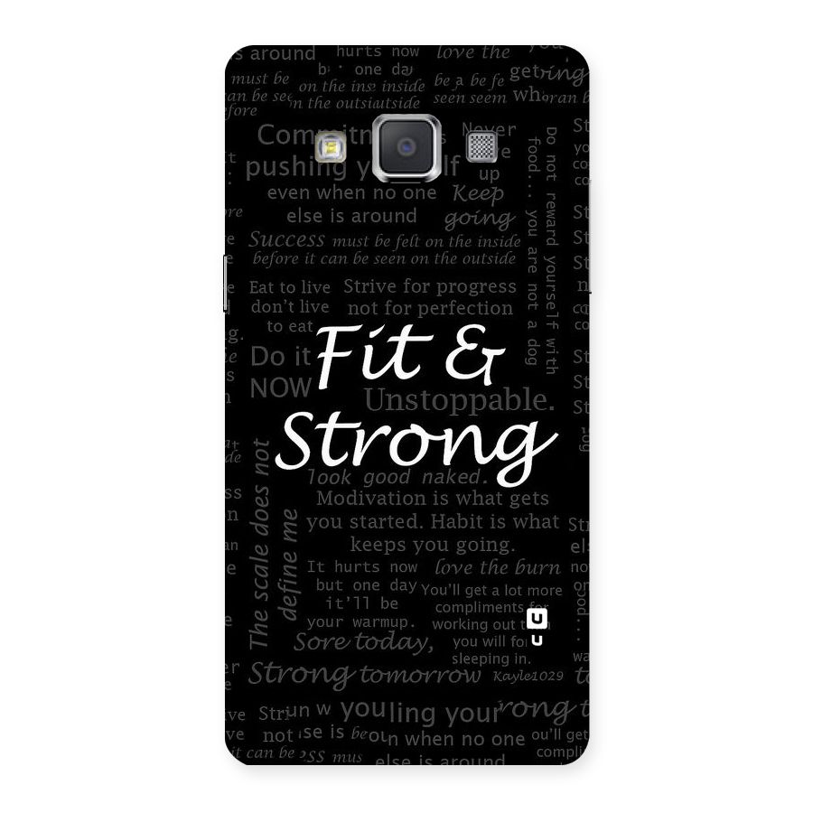Fit And Strong Back Case for Galaxy Grand Max