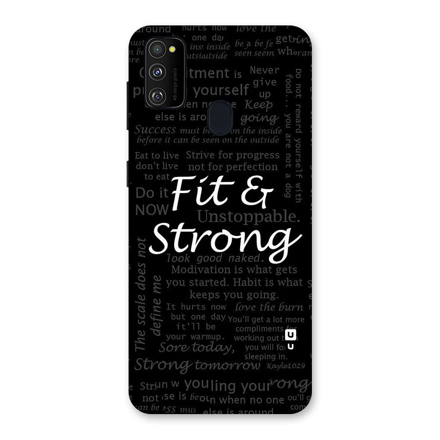 Fit And Strong Back Case for Galaxy M21