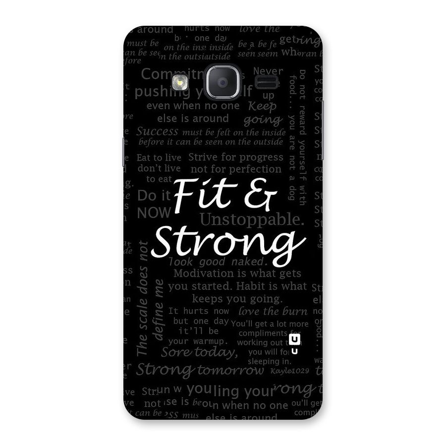 Fit And Strong Back Case for Galaxy On7 2015
