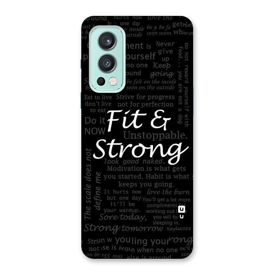 Fit And Strong Back Case for OnePlus Nord 2 5G