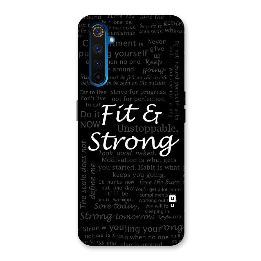 Fit And Strong Back Case for Realme 6 Pro