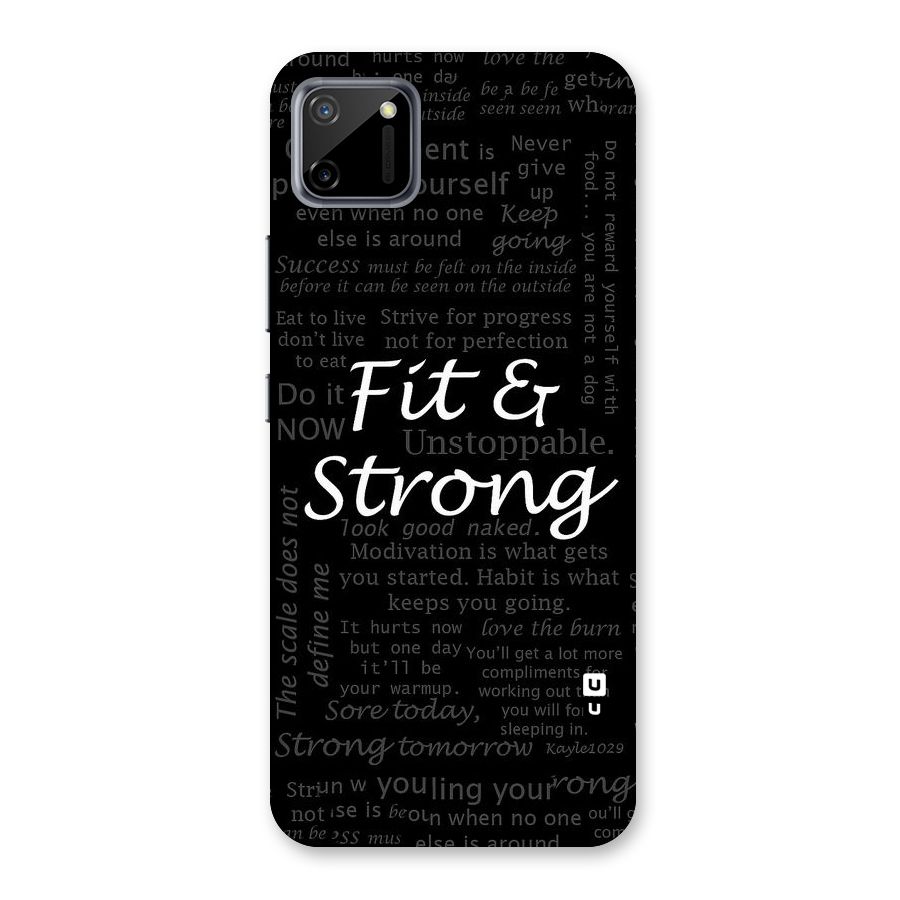 Fit And Strong Back Case for Realme C11