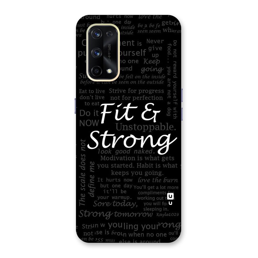 Fit And Strong Glass Back Case for Realme X7 Pro