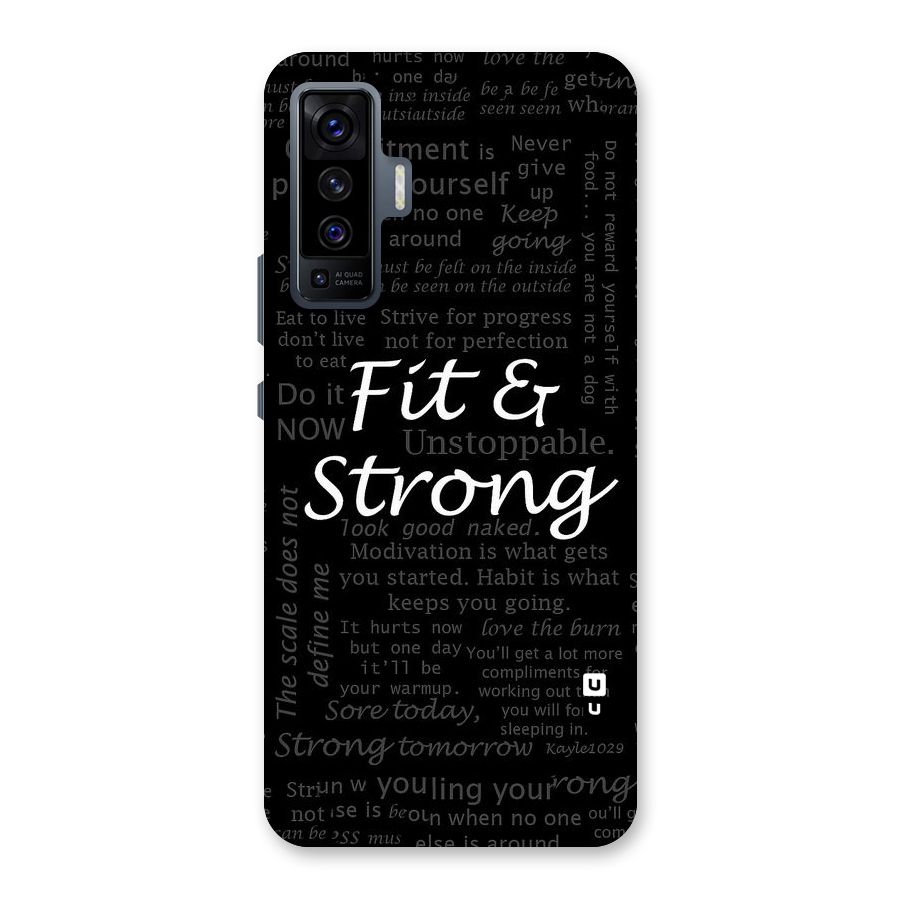 Fit And Strong Back Case for Vivo X50