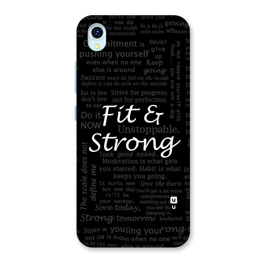 Fit And Strong Back Case for Vivo Y1s