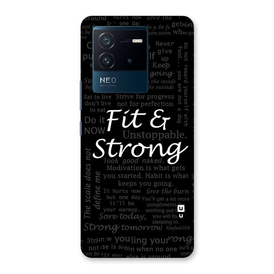 Fit And Strong Back Case for Vivo iQOO Neo 6 5G