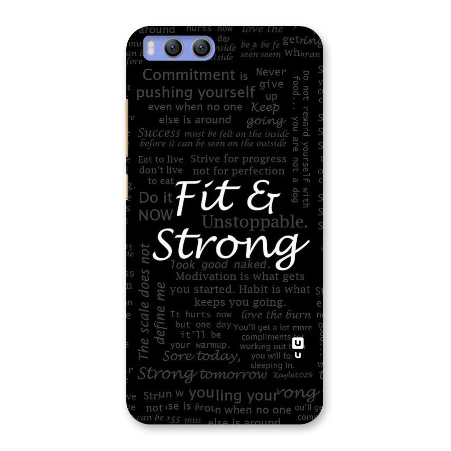Fit And Strong Back Case for Xiaomi Mi 6