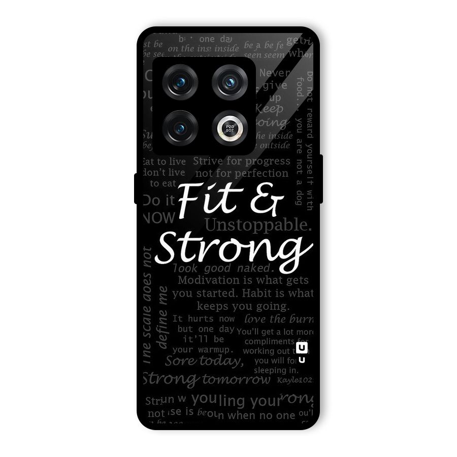 Fit And Strong Glass Back Case for OnePlus 10 Pro 5G