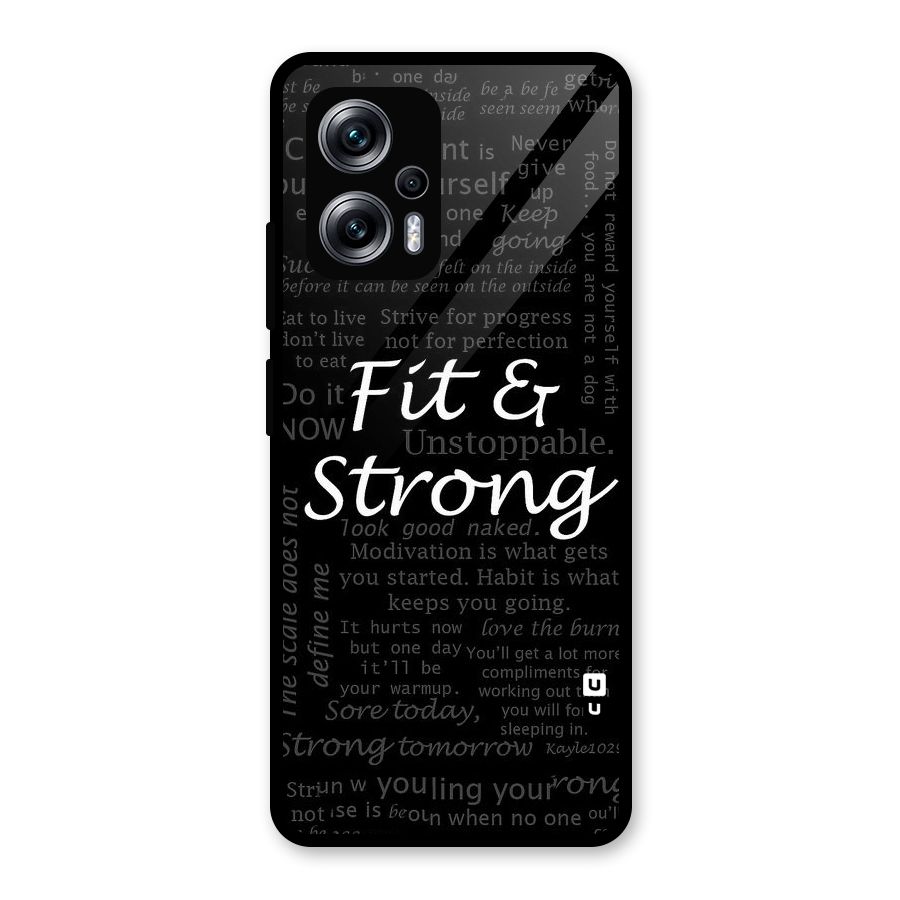 Fit And Strong Glass Back Case for Redmi K50i