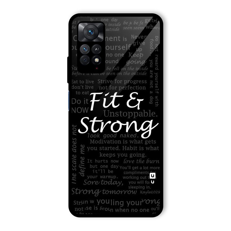 Fit And Strong Glass Back Case for Redmi Note 11 Pro Plus 5G