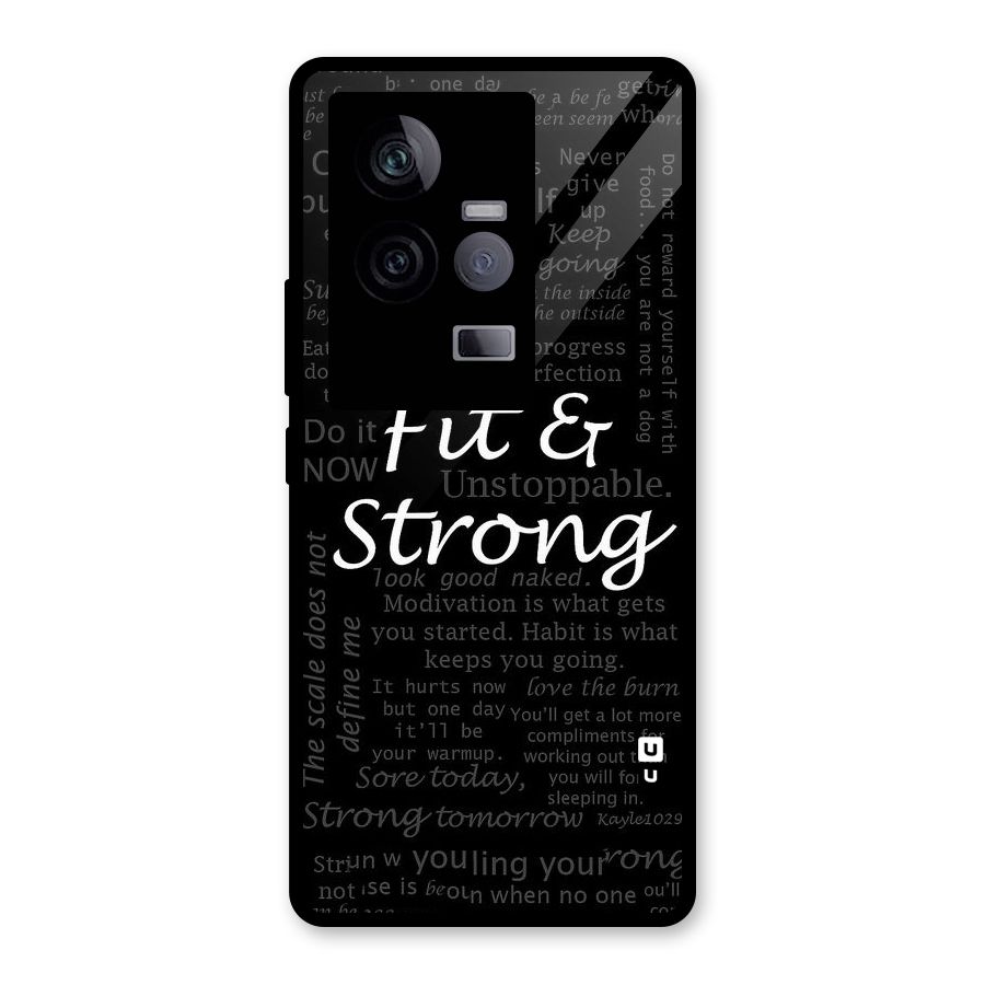 Fit And Strong Glass Back Case for Vivo iQOO 11 5G