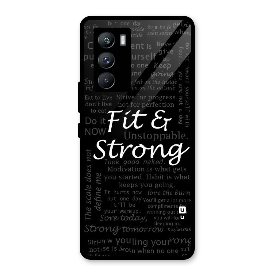Fit And Strong Glass Back Case for Vivo iQOO 9 SE