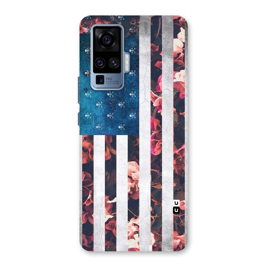 Flag Stripes Back Case for Vivo X50 Pro