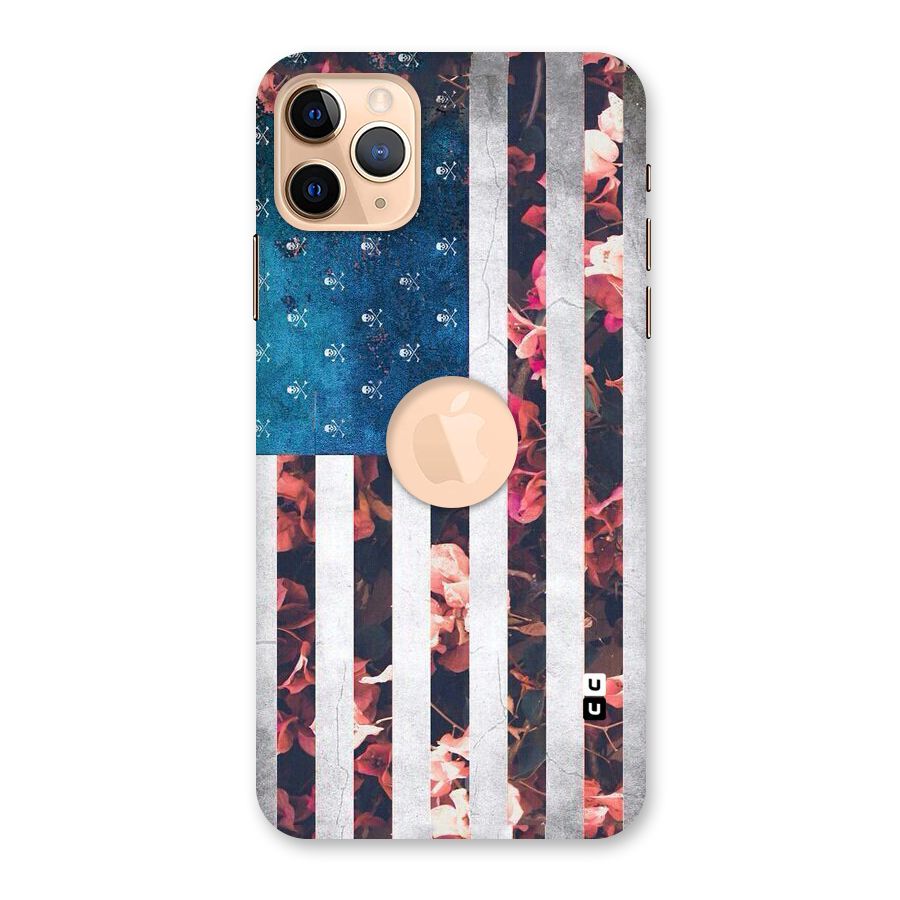 Flag Stripes Back Case for iPhone 11 Pro Max Logo Cut