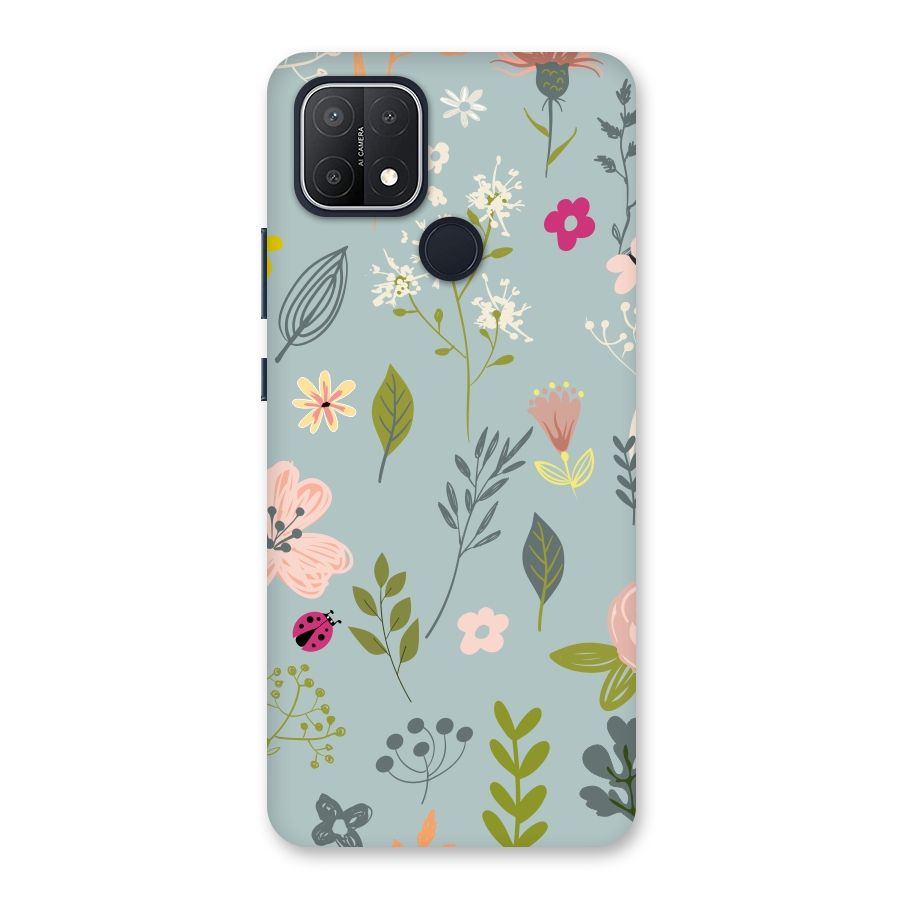 Flawless Flowers Back Case for Oppo A15