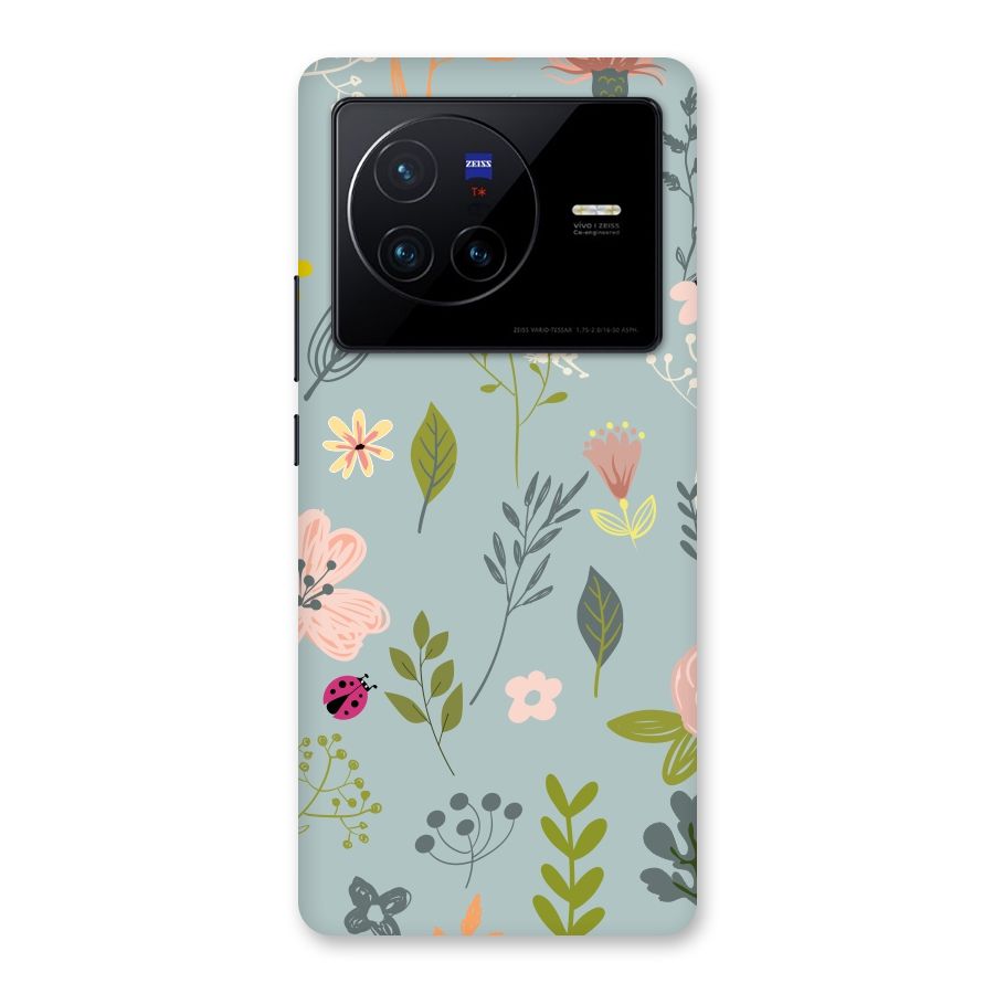 Flawless Flowers Back Case for Vivo X80