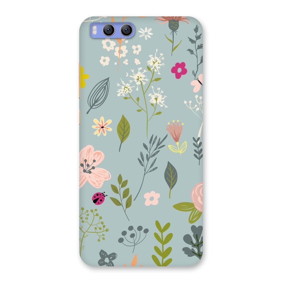 Flawless Flowers Back Case for Xiaomi Mi 6
