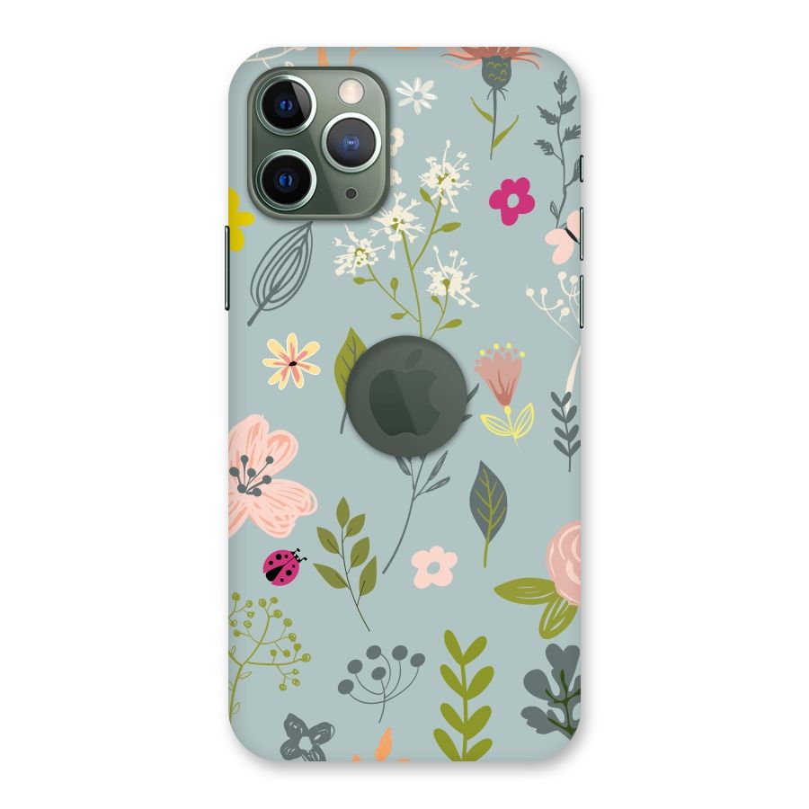Flawless Flowers Back Case for iPhone 11 Pro Logo  Cut