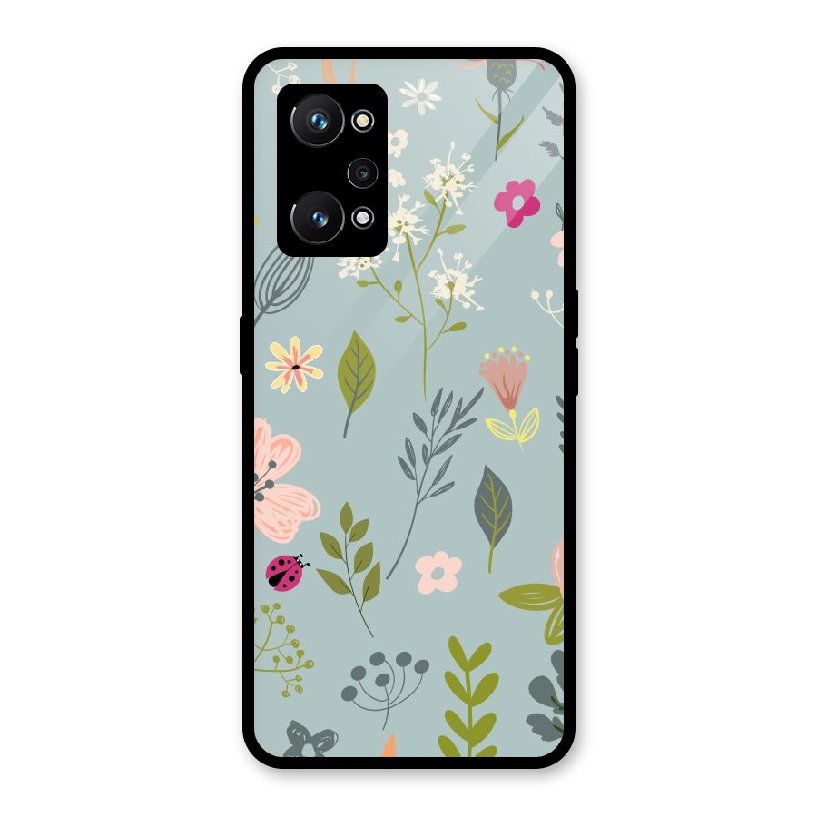 Flawless Flowers Glass Back Case for Realme GT Neo 3T