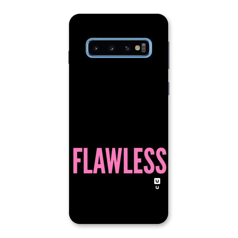 Flawless Pink Design Back Case for Galaxy S10