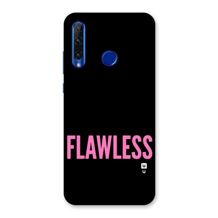 Flawless Pink Design Back Case for Honor 20i