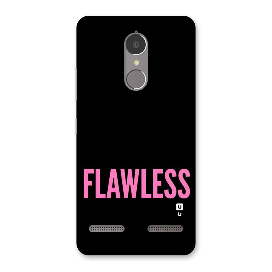 Flawless Pink Design Back Case for Lenovo K6