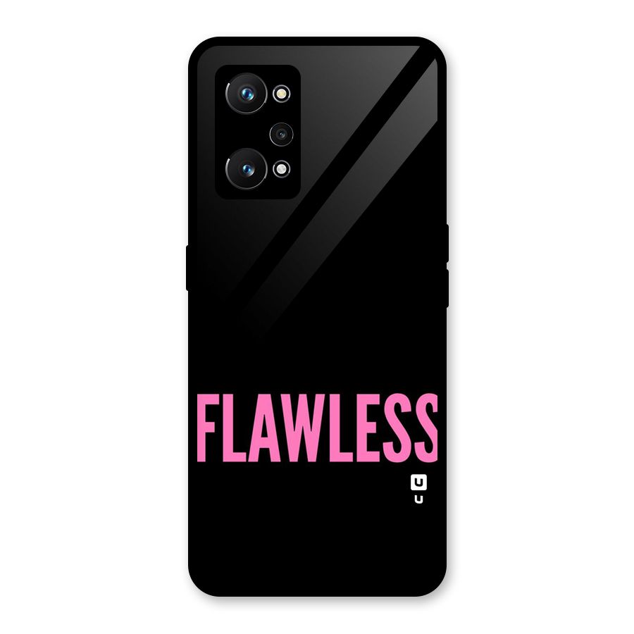 Flawless Pink Design Glass Back Case for Realme GT Neo 3T
