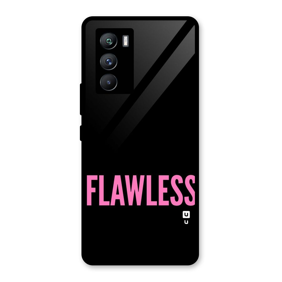 Flawless Pink Design Glass Back Case for Vivo iQOO 9 SE