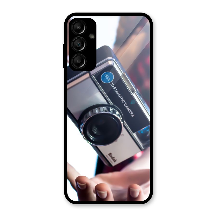 Floating Camera Glass Back Case for Galaxy A14 5G