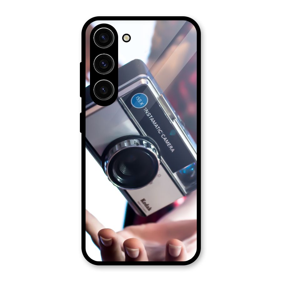 Floating Camera Glass Back Case for Galaxy S23