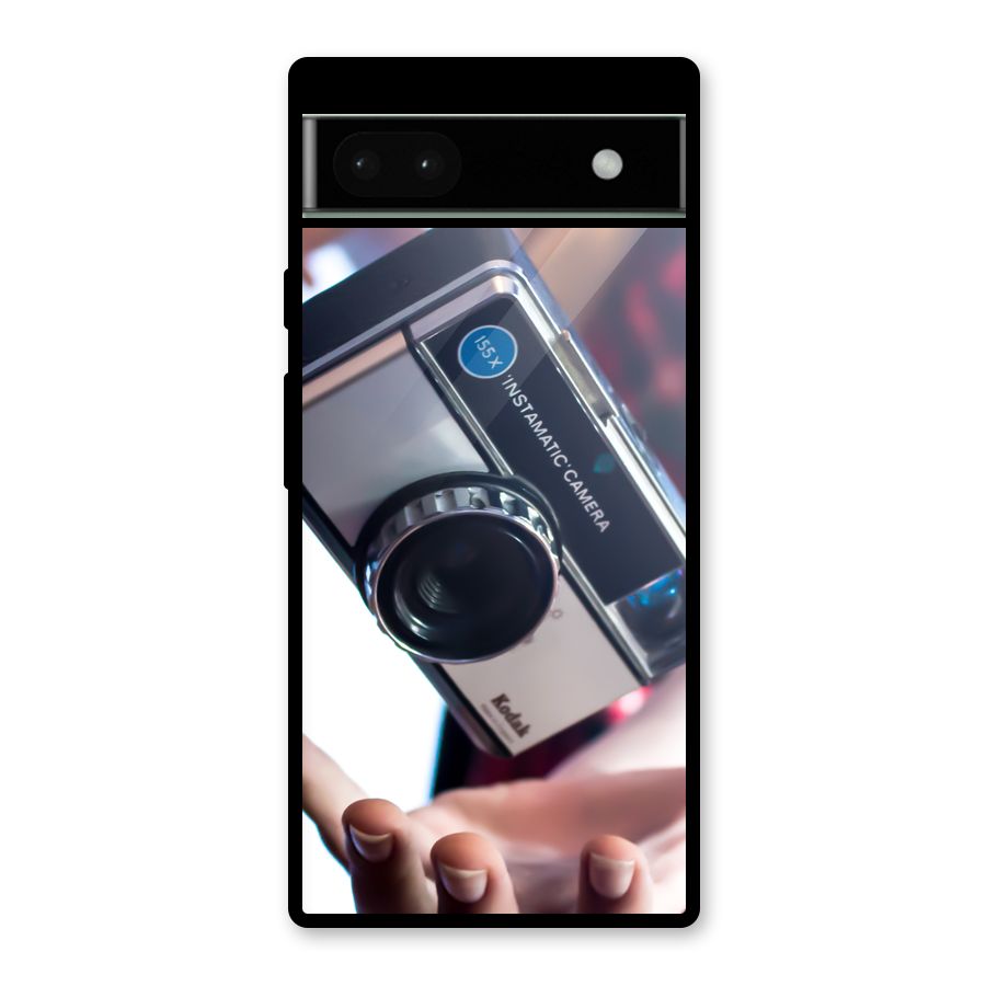Floating Camera Glass Back Case for Google Pixel 6a