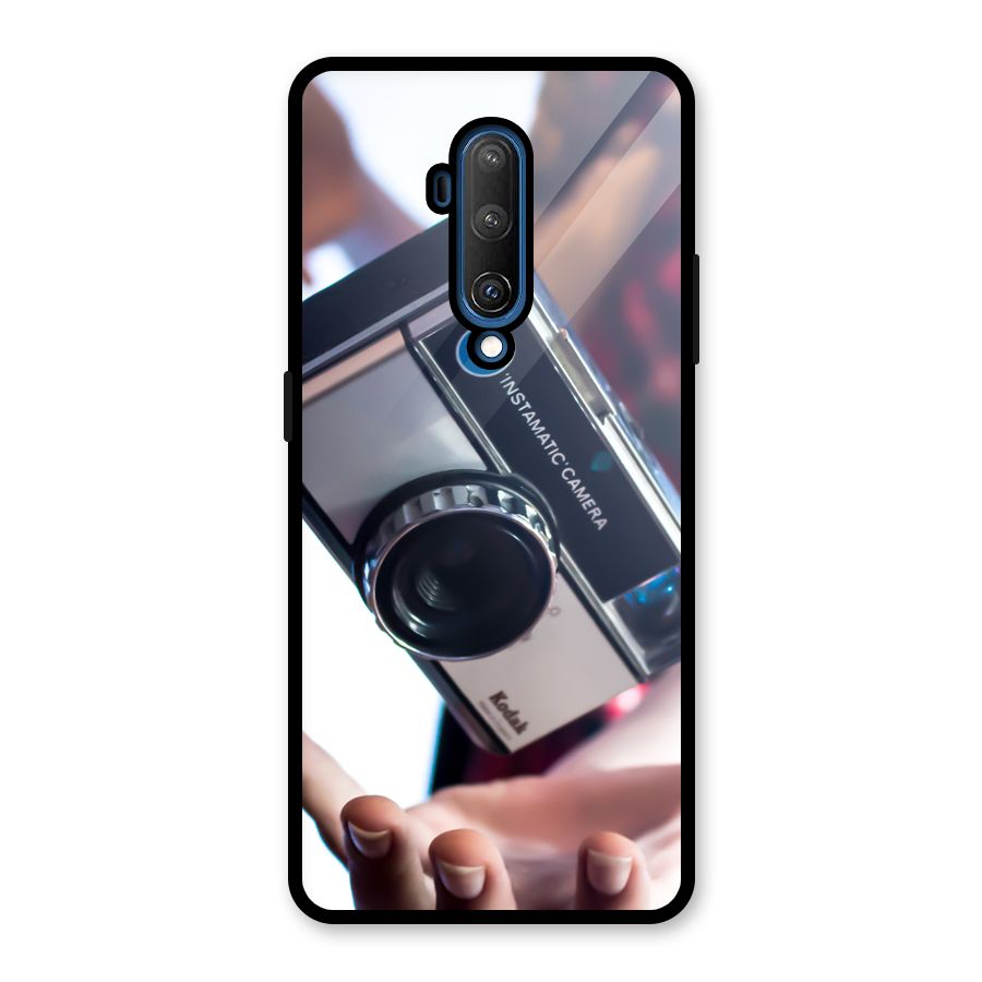 Floating Camera Glass Back Case for OnePlus 7T Pro