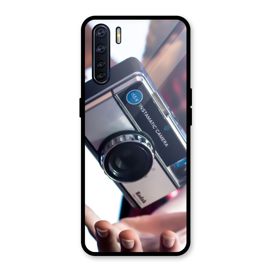 Floating Camera Glass Back Case for Oppo F15