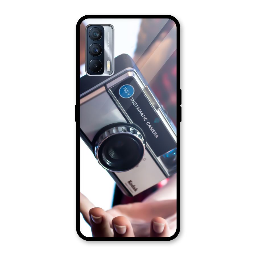 Floating Camera Glass Back Case for Realme X7