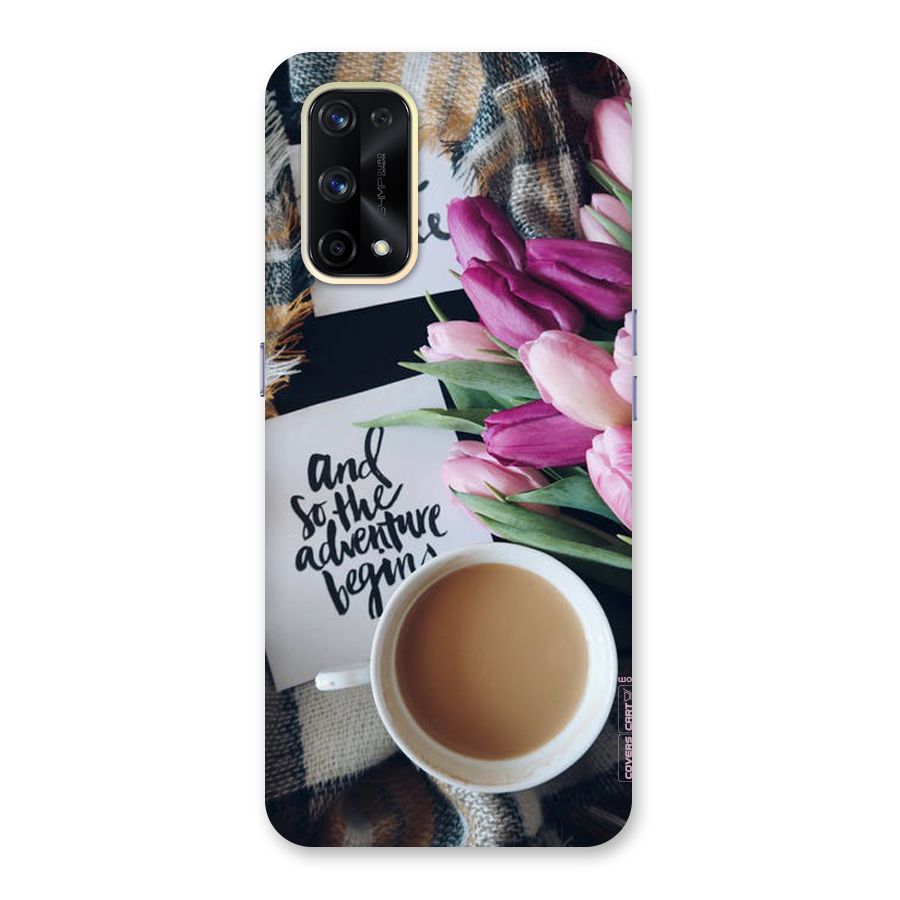 Floral Adventure Glass Back Case for Realme X7 Pro