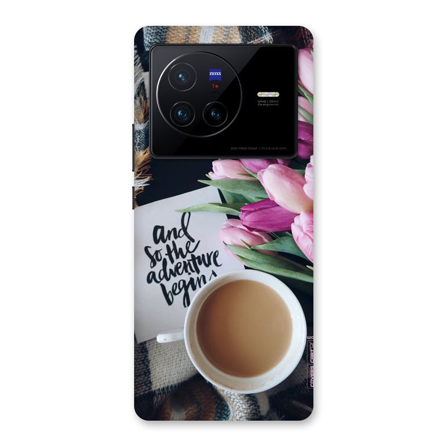 Floral Adventure Back Case for Vivo X80