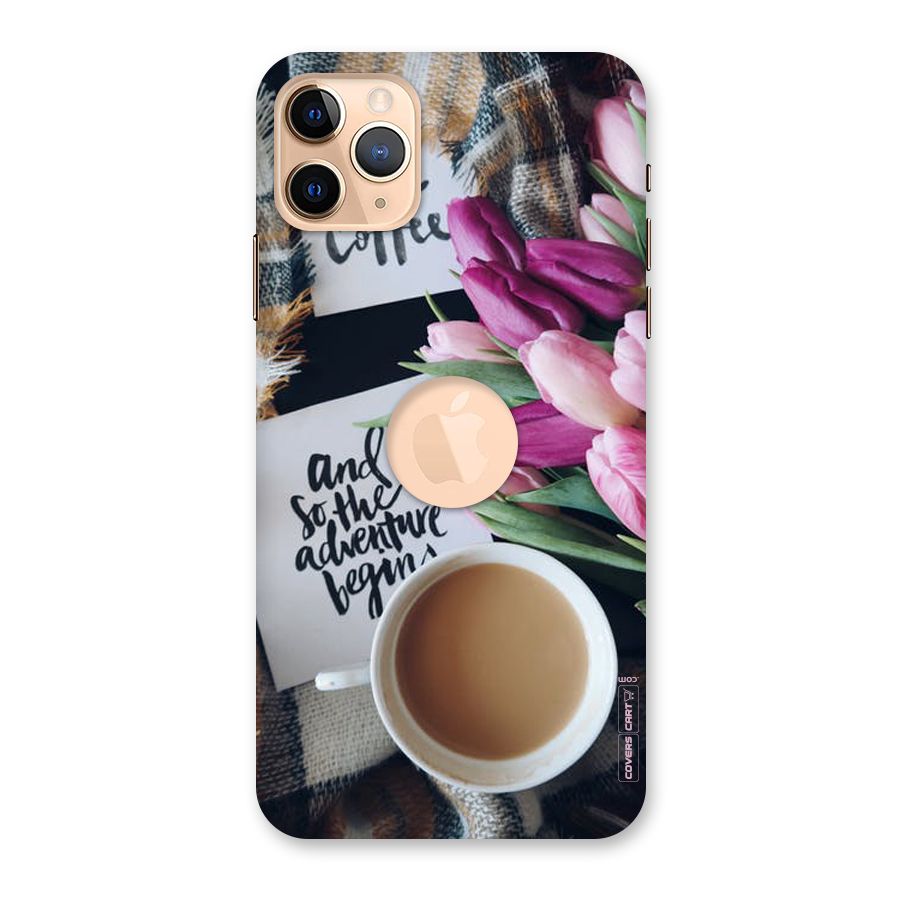 Floral Adventure Back Case for iPhone 11 Pro Max Logo Cut