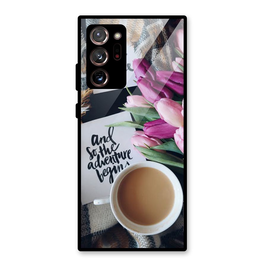 Floral Adventure Glass Back Case for Galaxy Note 20 Ultra 5G