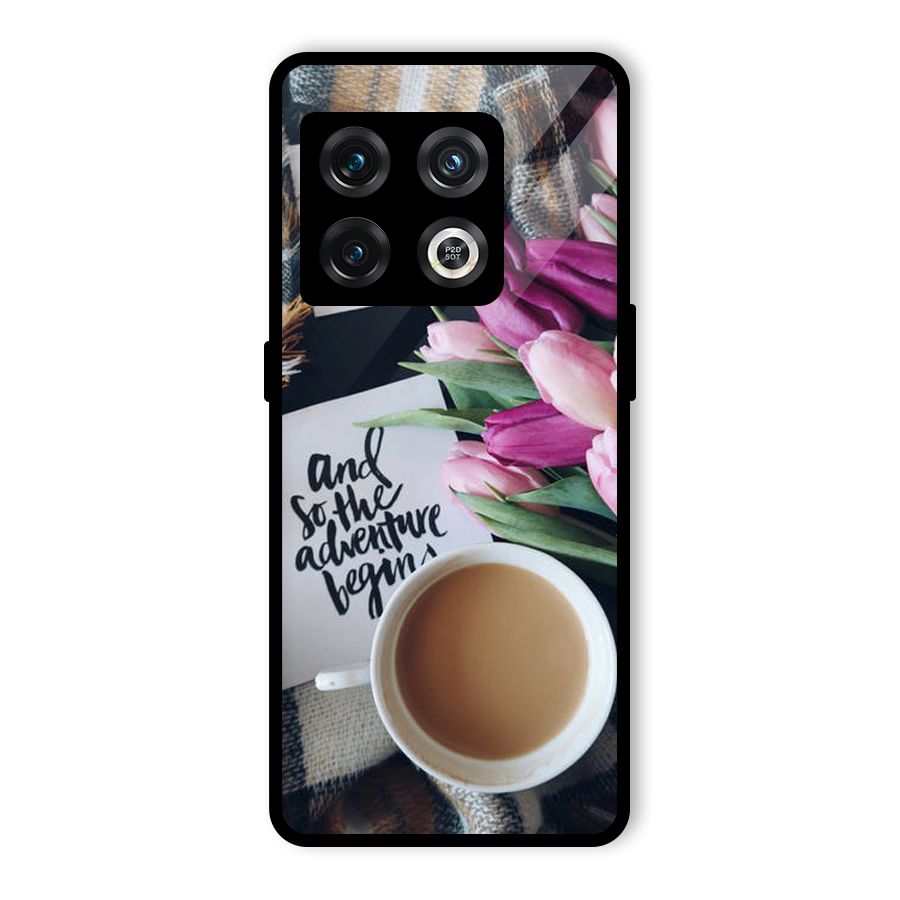Floral Adventure Glass Back Case for OnePlus 10 Pro 5G